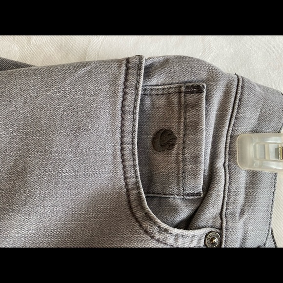 Gloria Vanderbilt Amanda Straight Leg Gray Jeans 6P - Picture 3 of 10